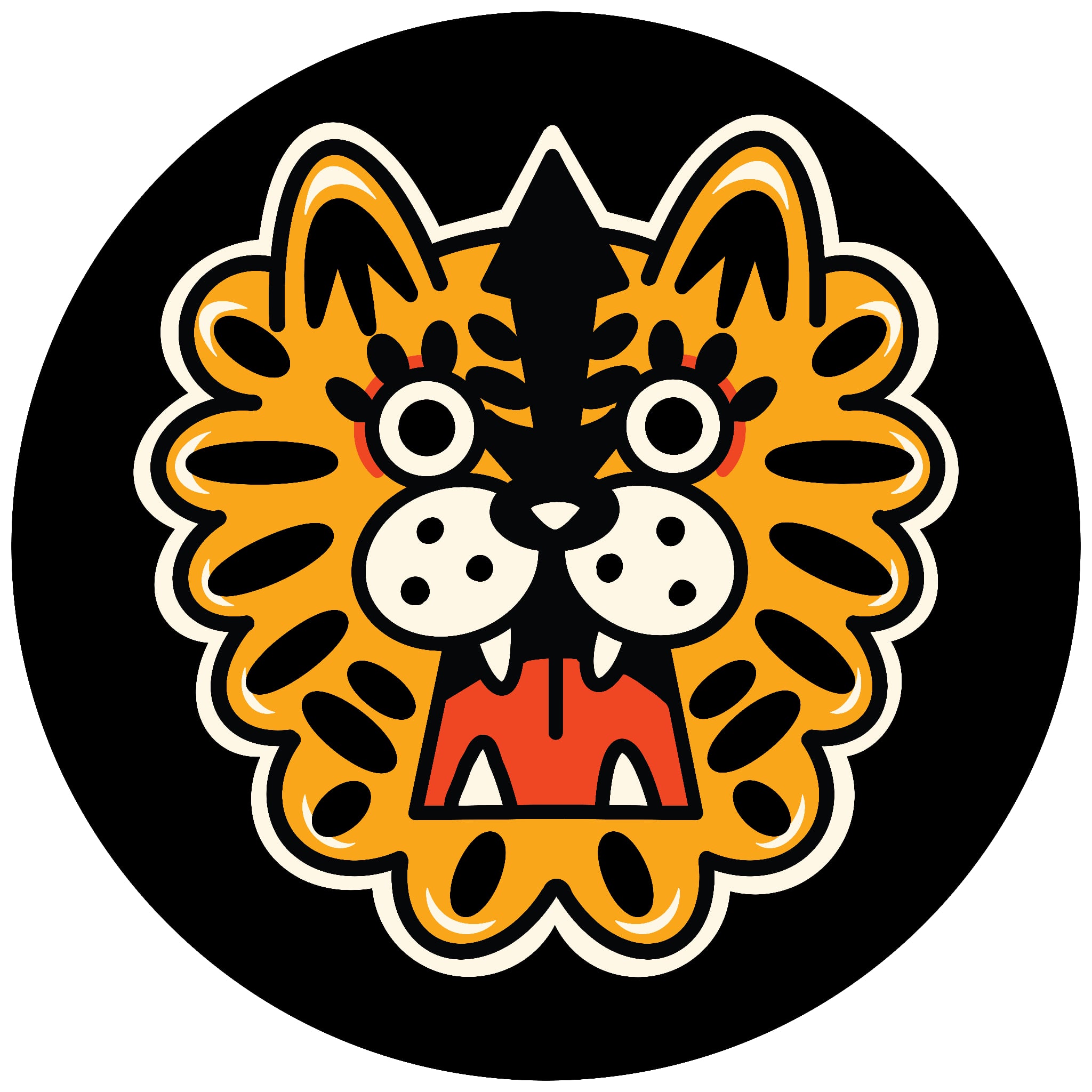 Bakuage Tiger ステッカー